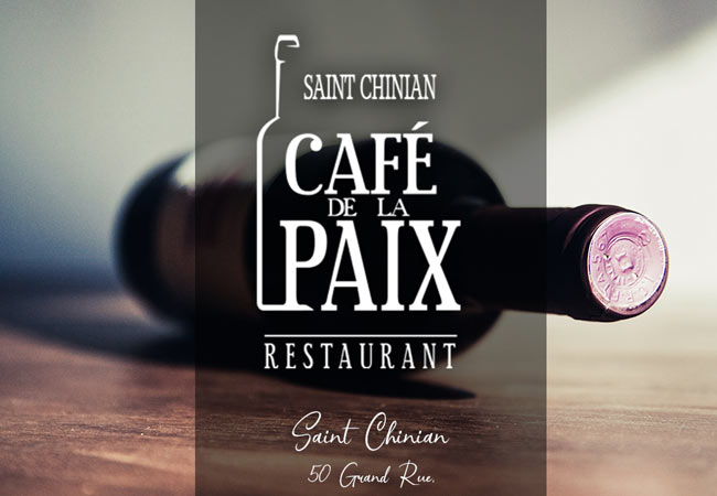 Le café de la paix à Saint-Chinian